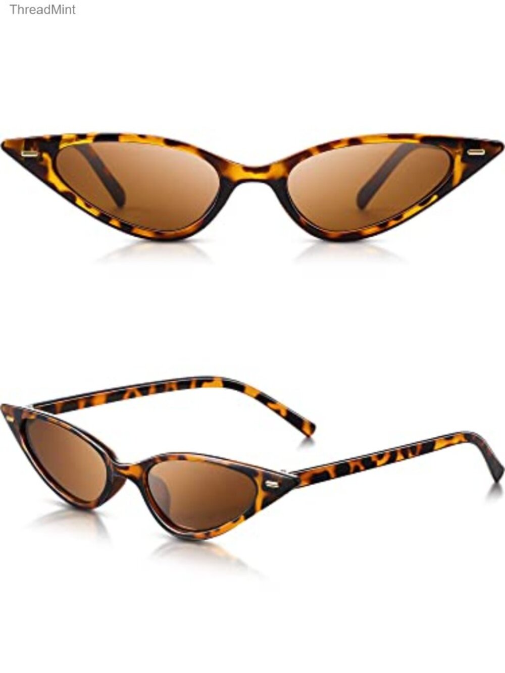 Cat Eye Sunglasses Retro Full-Frame Plastic Fashion Eyewear